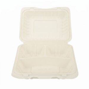 Cornstarch 8"x8" 3-Comp Clamshell HD