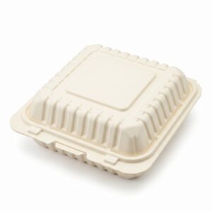 Cornstarch 8"x8" 3-Comp Clamshell HD