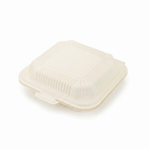 Cornstarch 8"x8" 3-Comp Clamshell